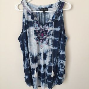 On hold French Laundry Tye Dye Plus Size Tank NwT